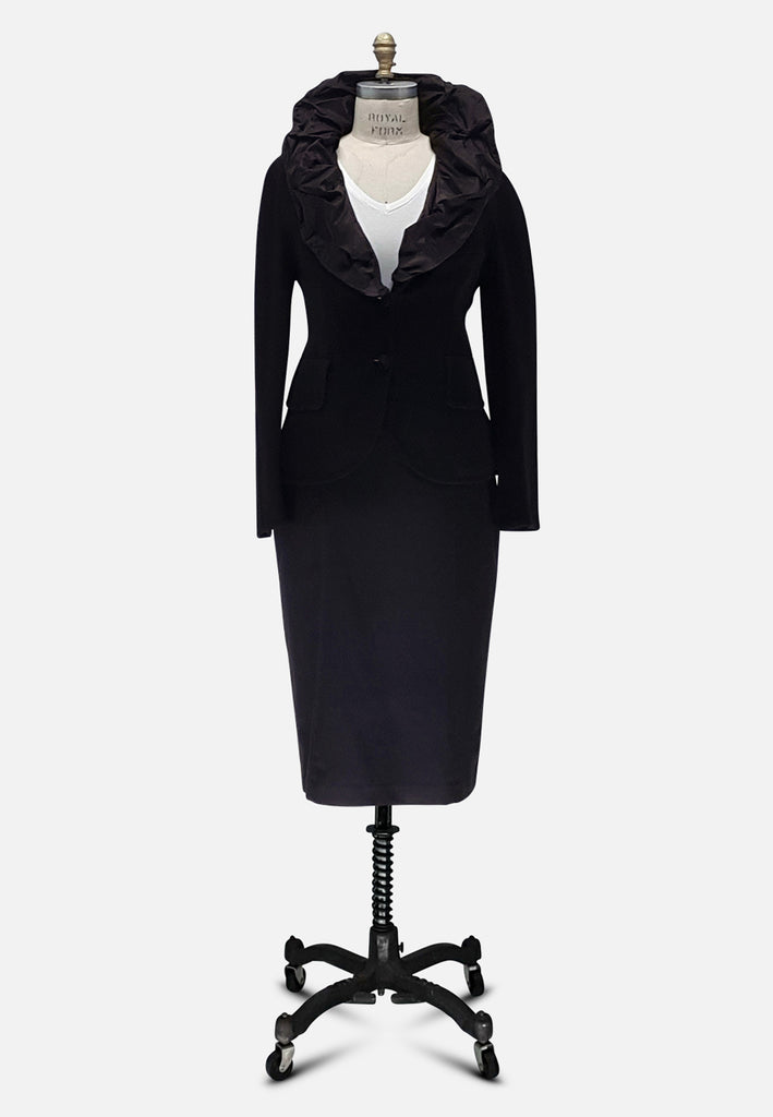 Vintage Clothing - Black Frenzy - NZ DESIGNER - Painted Bird Vintage Boutique & The Aviary - Coats & Jackets