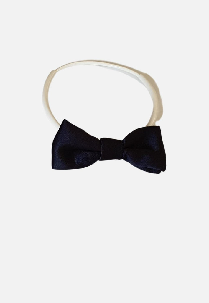 Vintage Clothing - Black Simple Bow Tie - Painted Bird Vintage Boutique & The Aviary - Tie
