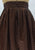 Vintage Clothing - Copper Coffee Skirt - Painted Bird Vintage Boutique & The Aviary - Skirts