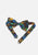 Vintage Clothing - Gold and Blue Bow Tie - Painted Bird Vintage Boutique & The Aviary - Tie