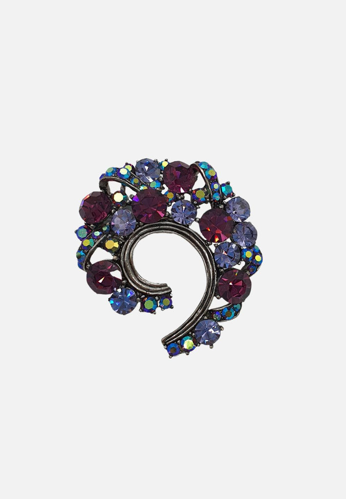 Vintage Clothing - The Royal Swirl - Brooch - Painted Bird Vintage Boutique & The Aviary - Brooch
