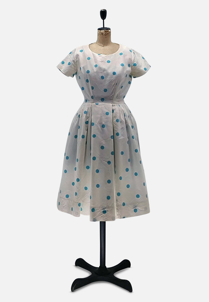 Vintage Clothing - Dotty for Dots Dress - Painted Bird Vintage Boutique & The Aviary - Dresses
