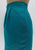 Vintage Clothing - Teal Straight Skirt - Painted Bird Vintage Boutique & The Aviary - Skirts