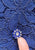 Vintage Clothing - Blue Lacey Class Dress - Painted Bird Vintage Boutique & The Aviary - Dresses