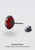 Vintage Clothing - Handblown Glass - Cherry Red - Painted Bird Vintage Boutique & The Aviary