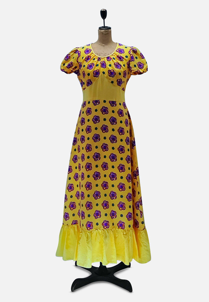 Vintage Clothing - Festival in France Dress - Painted Bird Vintage Boutique & The Aviary - Dresses