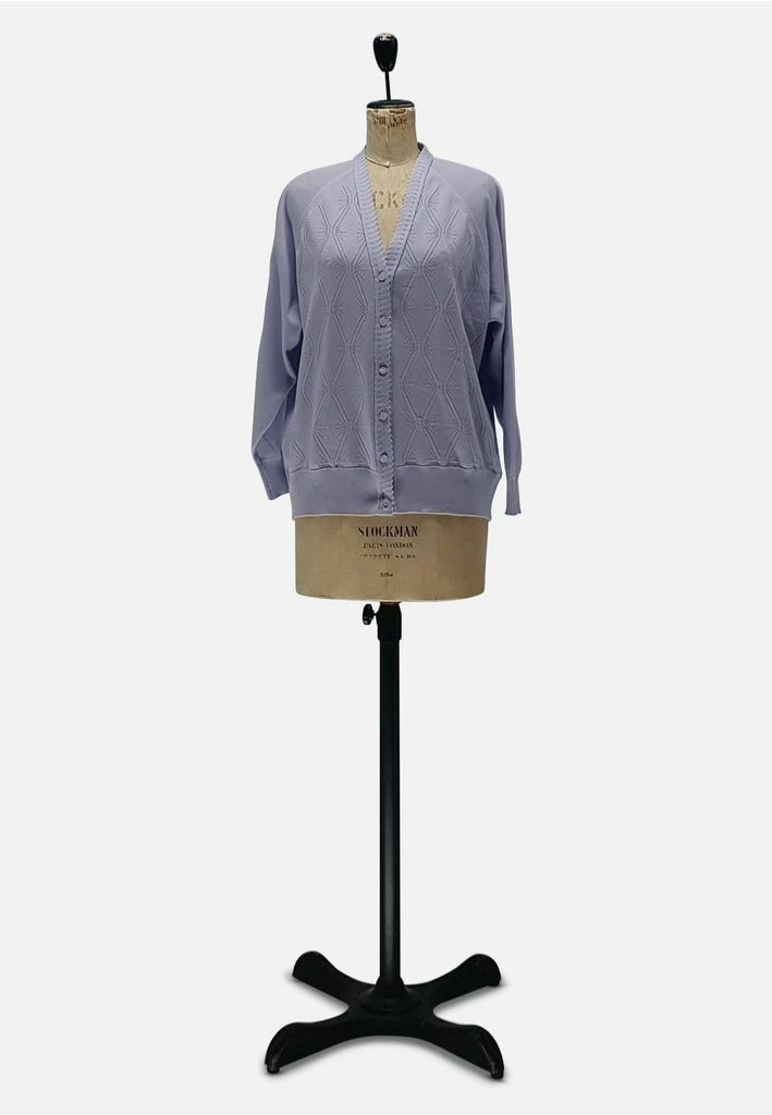 Vintage Clothing - Lilac in the Meadow Knit - Painted Bird Vintage Boutique & The Aviary - Knit