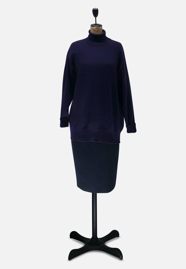 Vintage Clothing - Cashmere Blue Bat Knit - Painted Bird Vintage Boutique & The Aviary - Knit