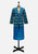 Vintage Clothing - Silken Me In Ocean Blue Jacket - Designer - Painted Bird Vintage Boutique & The Aviary - Coats & Jackets