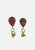 Vintage Clothing - Dew Drop In - Clip On Earrings - Painted Bird Vintage Boutique & The Aviary - Earrings