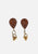 Vintage Clothing - Dew Drop In - Clip On Earrings - Painted Bird Vintage Boutique & The Aviary - Earrings