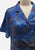 Vintage Clothing - Blue Thai Silk Blouse - Painted Bird Vintage Boutique & The Aviary - Blouse