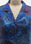 Vintage Clothing - Blue Thai Silk Blouse - Painted Bird Vintage Boutique & The Aviary - Blouse