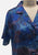 Vintage Clothing - Blue Thai Silk Blouse - Painted Bird Vintage Boutique & The Aviary - Blouse