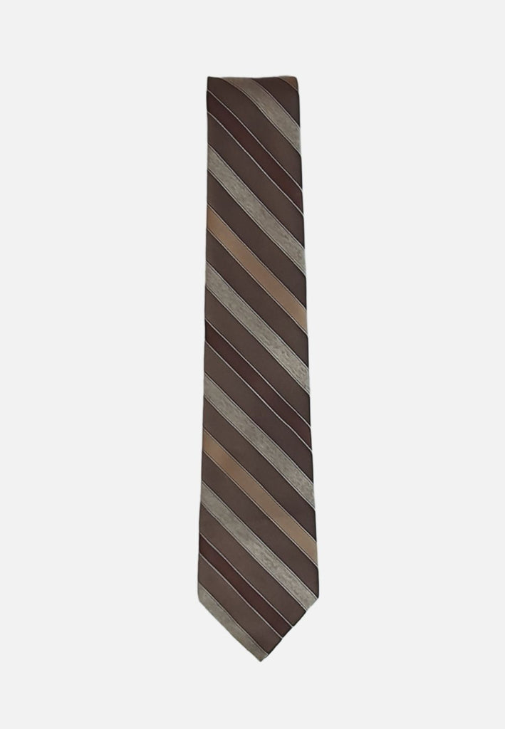 Vintage Clothing - Brown Tie - Painted Bird Vintage Boutique & The Aviary - Tie