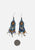 Vintage Clothing - A Good Cause Earring - Blue - Painted Bird Vintage Boutique & The Aviary - Earrings