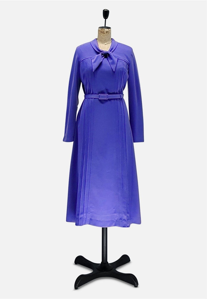 Vintage Clothing - Purple Pretty Dress - Painted Bird Vintage Boutique & The Aviary - Dresses