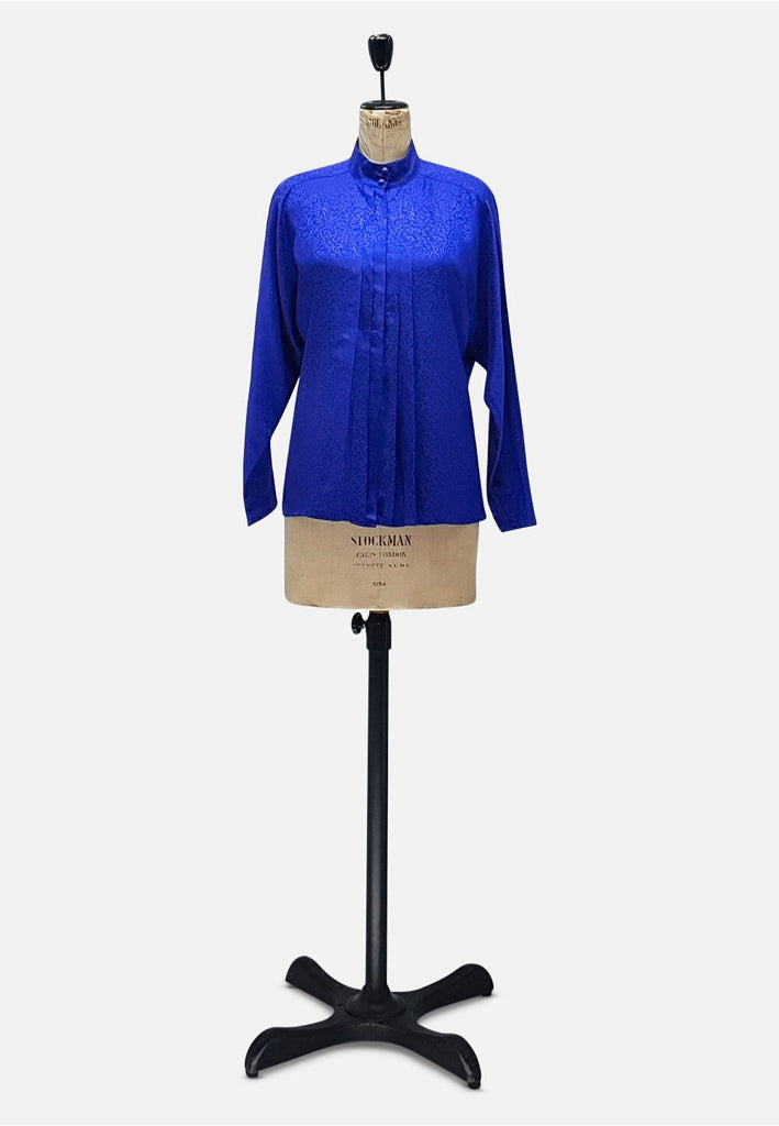 Vintage Clothing - Bring Me Pleats Please Blouse - Painted Bird Vintage Boutique & The Aviary - Blouse