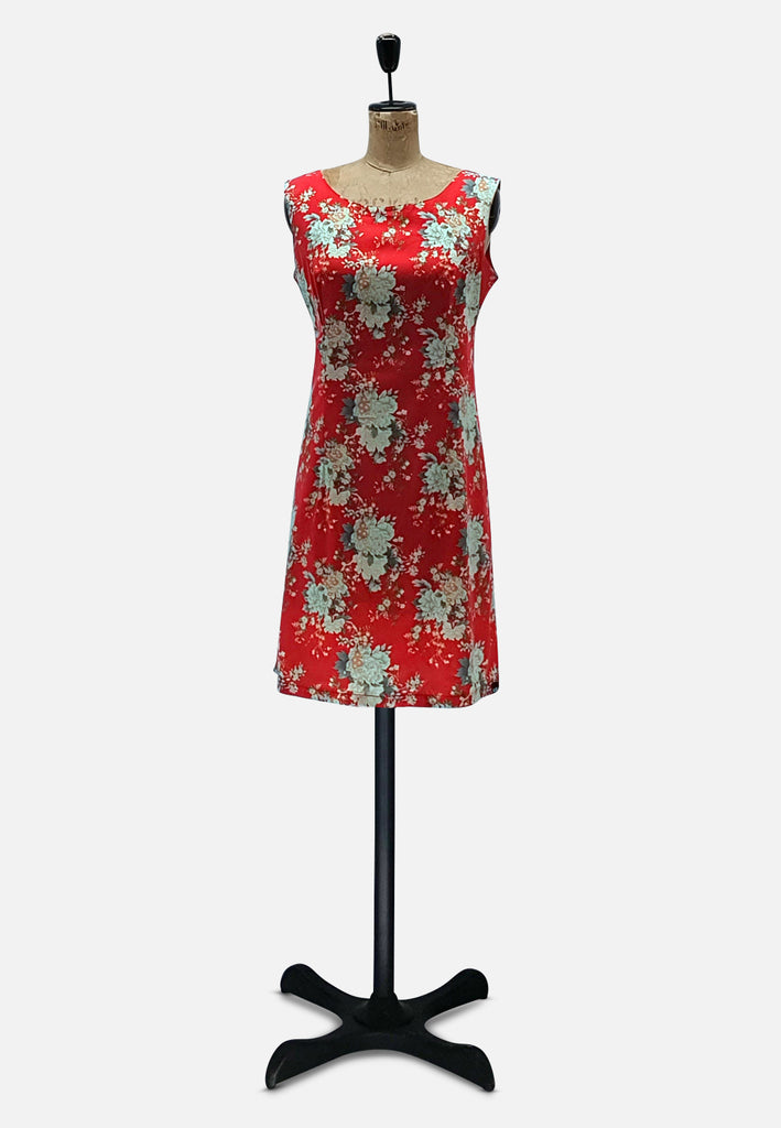 Vintage Clothing - Red Retrospective Dress - Painted Bird Vintage Boutique & The Aviary - Dresses