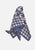 Vintage Clothing - Navy Check Scarf - Painted Bird Vintage Boutique & The Aviary - Scarves