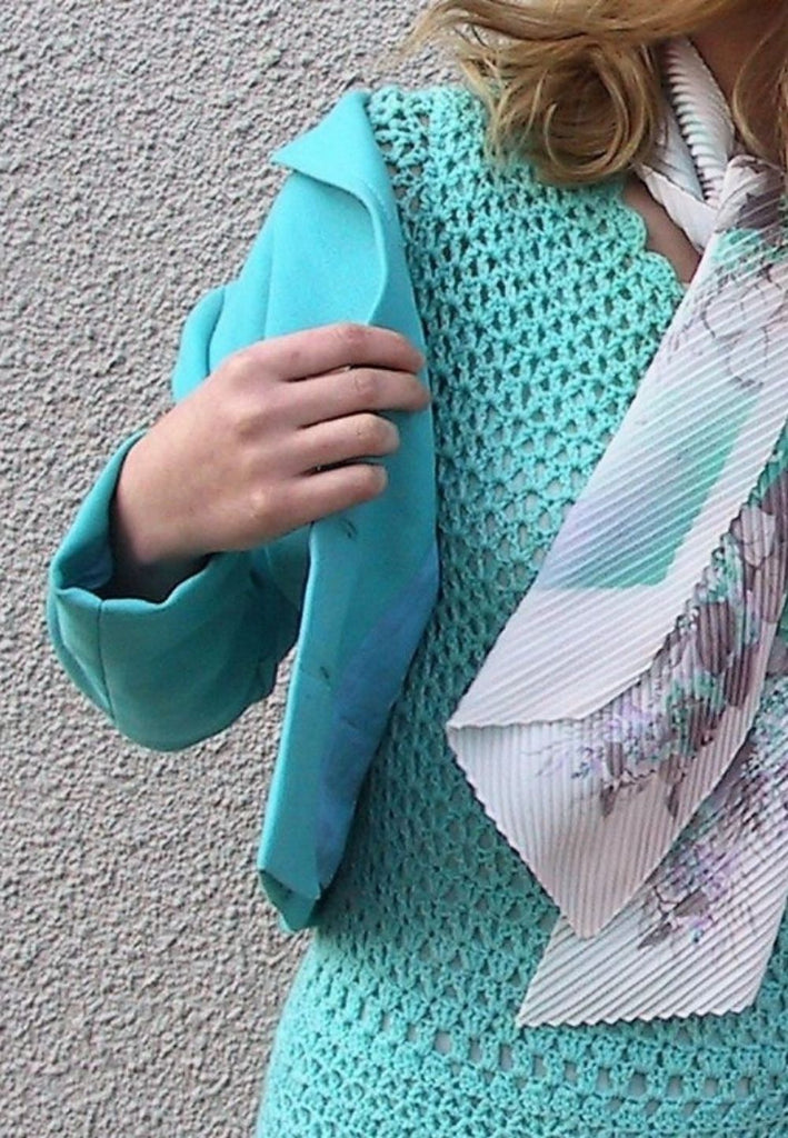 Vintage Clothing - Seafoam Crochet Dream Dress - Painted Bird Vintage Boutique & The Aviary - Dresses