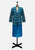 Vintage Clothing - Silken Me In Ocean Blue Jacket - Designer - Painted Bird Vintage Boutique & The Aviary - Coats & Jackets