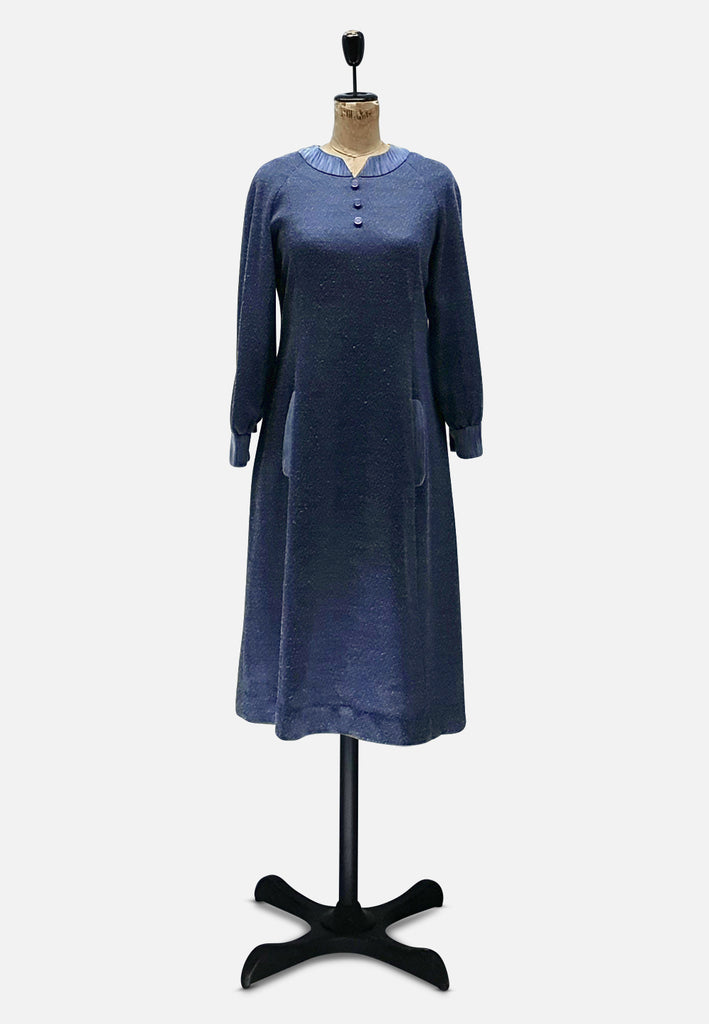 Vintage Clothing - Softly Softee Blue - Painted Bird Vintage Boutique & The Aviary - Dresses