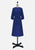 Vintage Clothing - Elegant Navy Wool Crepe Dress - Painted Bird Vintage Boutique & The Aviary - Dresses