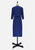 Vintage Clothing - Elegant Navy Wool Crepe Dress - Painted Bird Vintage Boutique & The Aviary - Dresses
