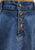 Vintage Clothing - Denim Skater - RETRO - Painted Bird Vintage Boutique & The Aviary - Skirts