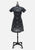 Vintage Clothing - French Flowers Of Grey Dress - Painted Bird Vintage Boutique & The Aviary - Dresses