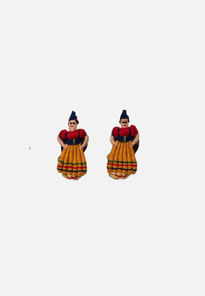 Vintage Clothing - Pass The Duchie Earrings - Clip On - Painted Bird Vintage Boutique & The Aviary - Earrings