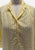 Vintage Clothing - Lil Yellow Stripe - Painted Bird Vintage Boutique & The Aviary - Blouse