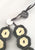 Vintage Clothing - Black and Cream Dream Necklace - Painted Bird Vintage Boutique & The Aviary - Necklace