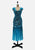 Vintage Clothing - Teal and Gold Solid Dancer Dress - Painted Bird Vintage Boutique & The Aviary - Dresses