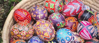 Ukrainian Art in Pysanky Egg Writing