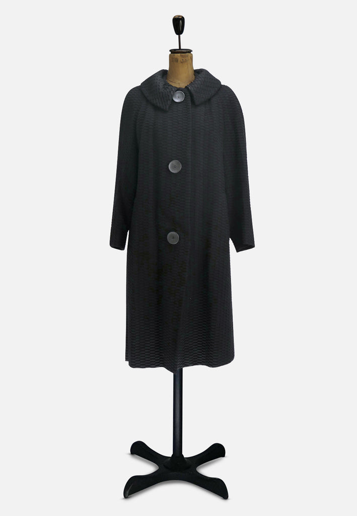 Swinging Black Coat