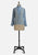 Vintage Clothing - Bright Navy Easy Care Shirt Dress With Matching Belt 1970 - Painted Bird Vintage Boutique & The Aviary - Dresses
