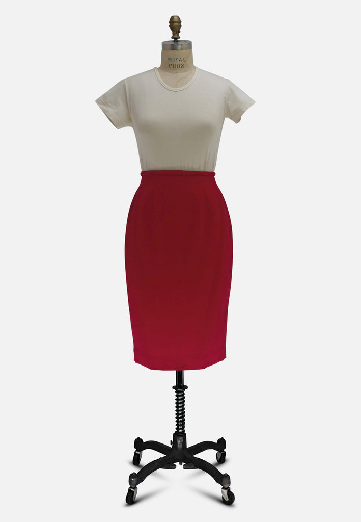 Red Pencil Skirt 'VIP'