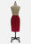 Red Pencil Skirt 'VIP'
