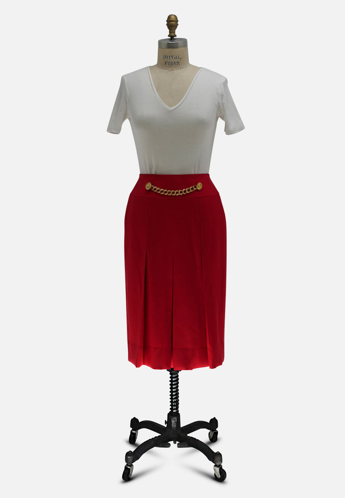 CÉLINE Pleated Skirt