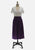 Purple Wool Flecked Skirt