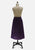 Purple Wool Flecked Skirt