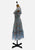 Vintage Clothing - 1940s-1970s Powder Blue Rose Print Ruffle Midi Dress - Painted Bird Vintage Boutique & The Aviary - Dresses
