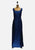 Vintage Clothing - Mid Century Ocean Blue Lurex Evening Gown - Painted Bird Vintage Boutique & The Aviary - Dresses