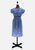 Vintage Clothing - Delightful Authentic Vintage Derek Clothes New Zealand Periwinkle Blue Ultrasuede-Feel Belted Shirt Dress - Painted Bird Vintage Boutique & The Aviary - Dresses