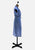 Vintage Clothing - Delightful Authentic Vintage Derek Clothes New Zealand Periwinkle Blue Ultrasuede-Feel Belted Shirt Dress - Painted Bird Vintage Boutique & The Aviary - Dresses