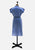Vintage Clothing - Delightful Authentic Vintage Derek Clothes New Zealand Periwinkle Blue Ultrasuede-Feel Belted Shirt Dress - Painted Bird Vintage Boutique & The Aviary - Dresses
