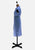 Vintage Clothing - Delightful Authentic Vintage Derek Clothes New Zealand Periwinkle Blue Ultrasuede-Feel Belted Shirt Dress - Painted Bird Vintage Boutique & The Aviary - Dresses