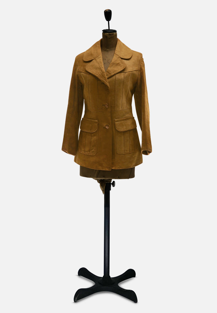 Vintage Clothing - Suede Seventies Sensation - Painted Bird Vintage Boutique & The Aviary - Coats & Jackets